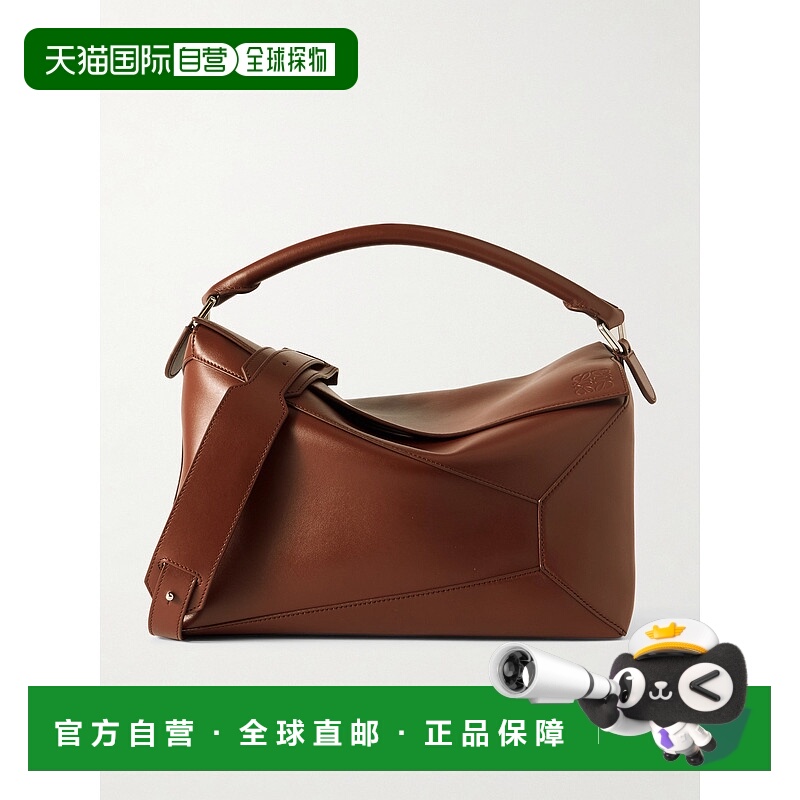 香港直邮LOEWE 罗意威 男士 Puzzle Edge 亮面单肩包 B510P00X01