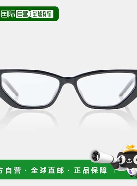 1h可退 香港直邮Gucci 古驰 女士 G-String 猫眼眼镜 black黑色