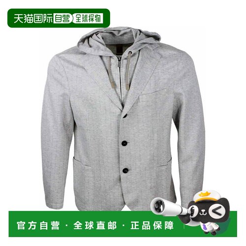 1h可退 香港直邮ELEVENTY 男士夹克 K70GIAF02TES13 SS2026 灰色