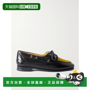 女士 巴利 Pathy 小牛皮毛装 1h可退 饰皮质船鞋 香港直邮Bally