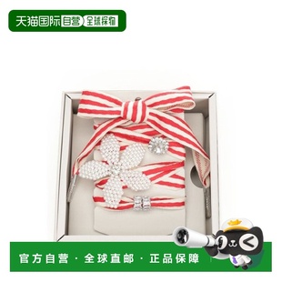 1h可退 香港直邮GOLDEN GOOSE 女士 金鵝豪華品牌皮花裝飾鞋帶 GU