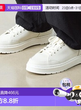 自营欧洲直邮DrMartens马丁大夫 Brookline男士白色Nappa皮革休闲