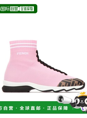 香港直邮Fendi 粉色FF袜式运动鞋 8T6835A622厚底