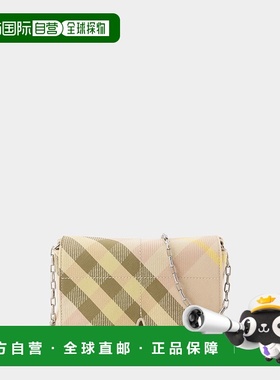 香港直邮Burberry 巴宝莉 女士 格紋迷你 Snip 鏈手拿包 8103358
