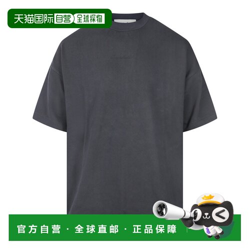 1h可退 香港直邮essentials fear of god 男士 深灰棉质T恤 125SP