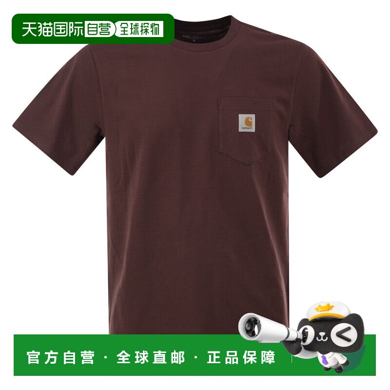 香港直邮Carhartt 卡哈特 女士 棉质口袋T恤 I030【付后1h可退】