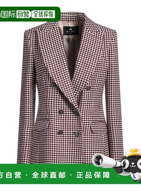 香港直邮Etro 艾特罗 女士 西装外套 red红色 舒适时尚