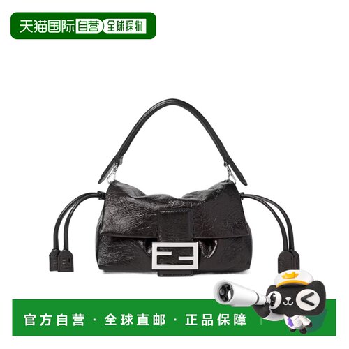 香港直邮FENDI 女士手提包 8BR855B14MF0QA1 AW2026 黑色 小号 Ba
