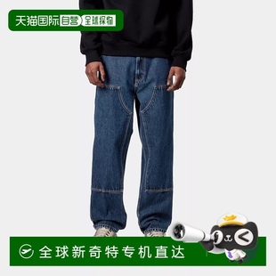 牛仔 欧洲直邮Carhartt Wip 男士 蓝色棉休闲裤