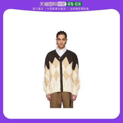 香港直邮Sacai Argyle 长袖开衫 2303012M