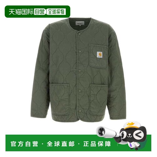 香港直邮CARHARTT WIP 男士 Skyton 橄榄绿绿色斜纹布内衬夹克 I0