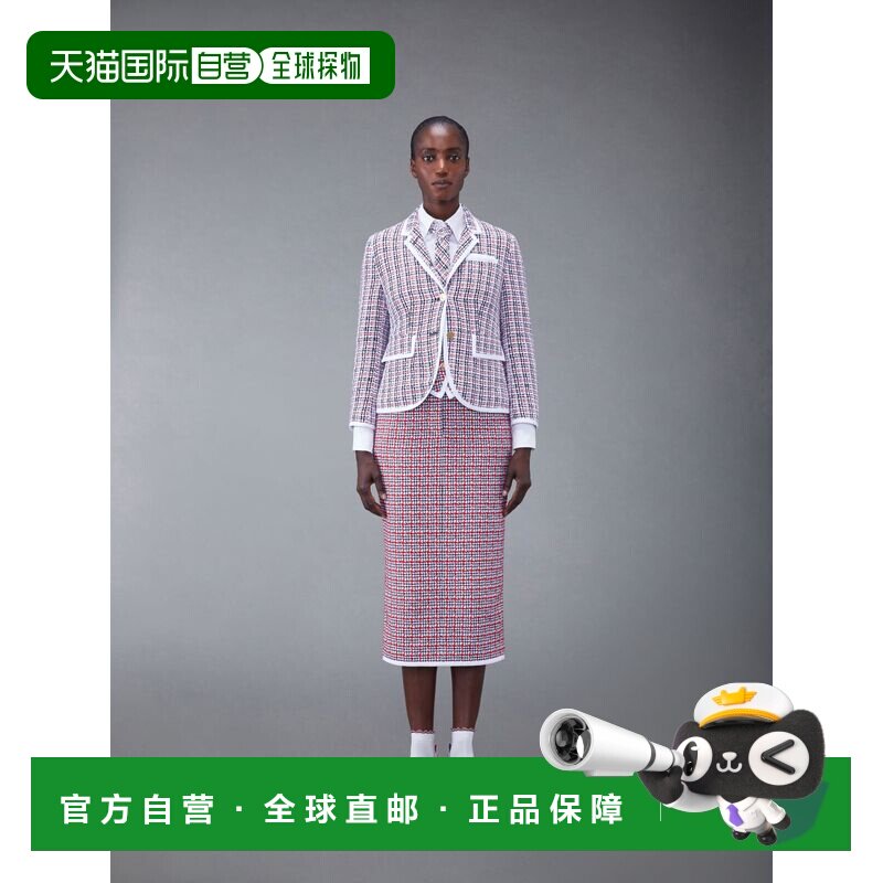 香港直邮THOM BROWNE 女士西服 FBC812BF0515960 CO 花色 格纹钩