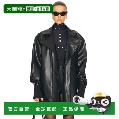香港直邮NORMA KAMALI 诺玛 卡玛丽 女士 宽松款机车夹克 ST3244L