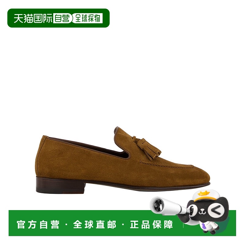 香港直邮Manolo Blahnik 圆头乐福鞋 1242698男鞋一脚蹬