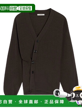 1h可退 香港直邮Lemaire 女士 不对称开衫 TO1082LK087 brown棕色