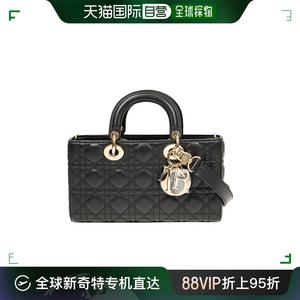 香港直邮Christian Dior黑色 LADY D-JOY系列单肩包 M0540ONGE