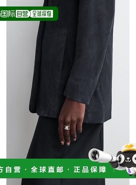 自营欧洲直邮COS 女士浮动珍珠装饰戒指镶嵌独特叠戴配饰