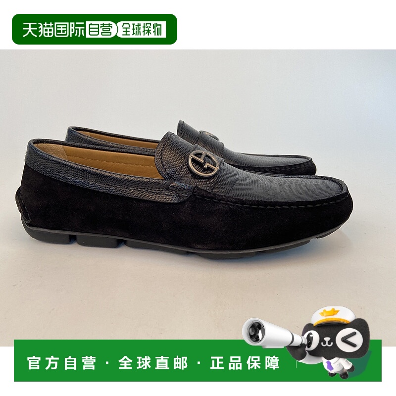 香港直邮Giorgio Armani 金扣乐福鞋 X2B045XE139