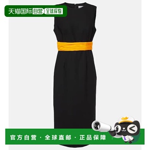 香港直邮CAROLINA HERRERA 女士 羊毛酒会礼服 black黑色 舒适时
