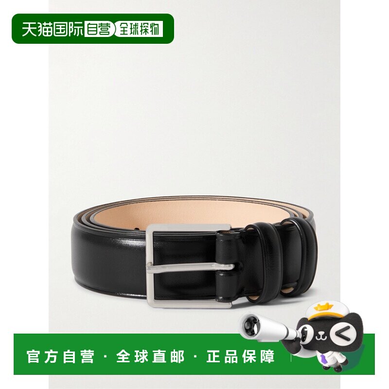 1h可退 香港直邮Paul Smith 保罗 史密斯 男士 3cm 漆皮皮带 M1A4