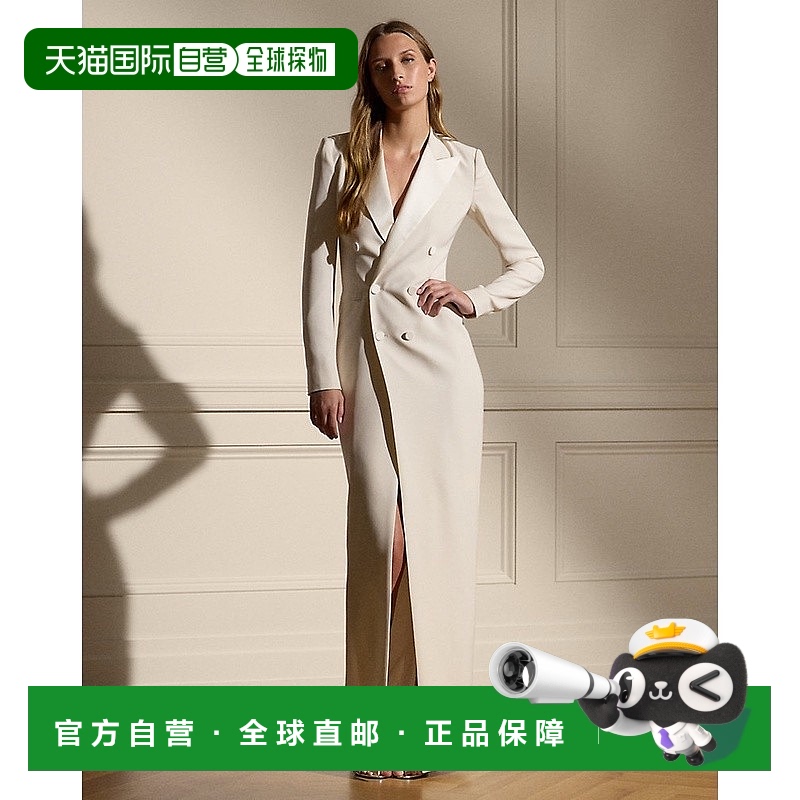 自营欧洲直邮RalphLauren拉夫劳伦 Kristian 真丝燕尾服连衣裙