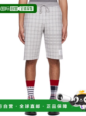 香港直邮Thom Browne 提花四条纹运动短裤 MJQ052A07993休闲裤