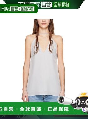 1h可退 香港直邮toteme 女士 深V领挂脖吊带 242WRT1688FB0115