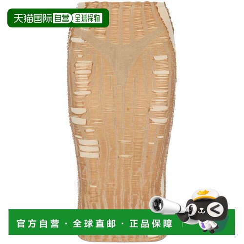 1h可退 香港直邮DIESEL 女士半身裙 A192200BJBI33S SS2025 棕色