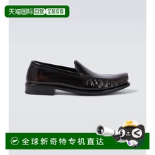 1h可退 香港直邮Prada 普拉达 男士 皮质乐福鞋 brown棕色 舒适时
