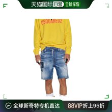 贴片牛仔短裤 二次方 男士 香港直邮Dsquared2