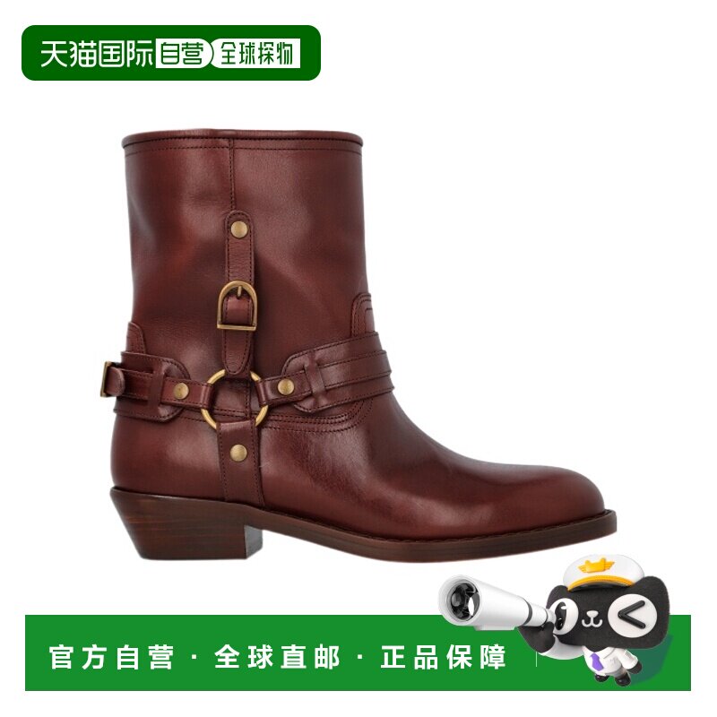 香港直邮Isabel Marant 圆头短筒靴 BO0214FAC1A22S女靴中筒靴