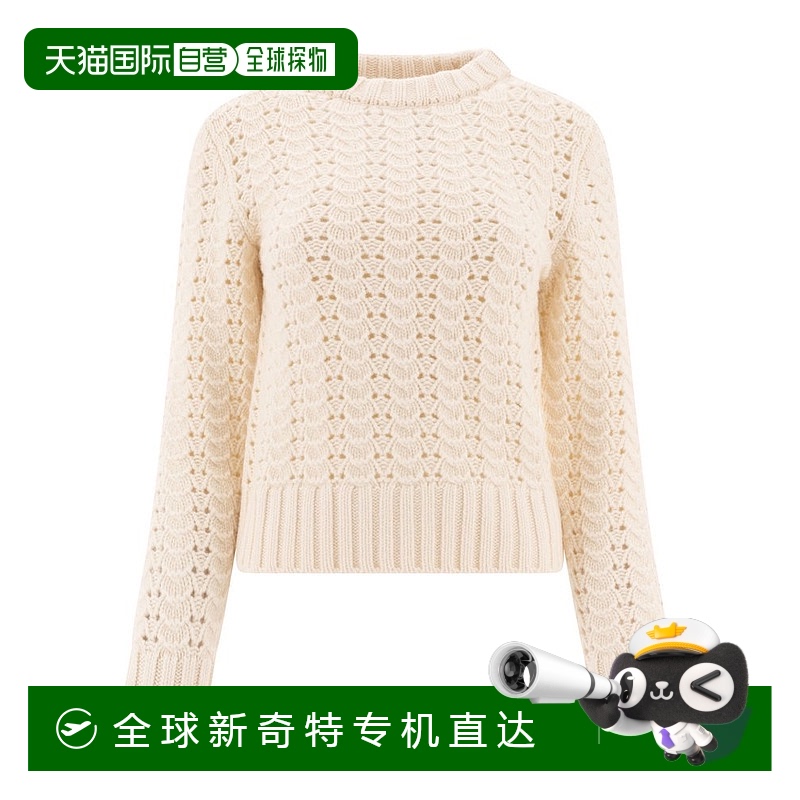 香港直邮Aspesi 女士 长袖针织毛衣 3103V034 brown棕色 舒适时尚