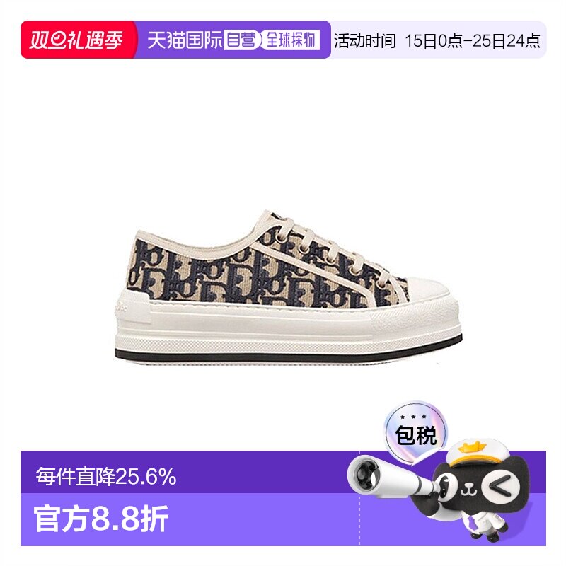 欧洲直邮Dior迪奥女士运动鞋KCK3850BE_S56B正品时尚休闲百搭舒适