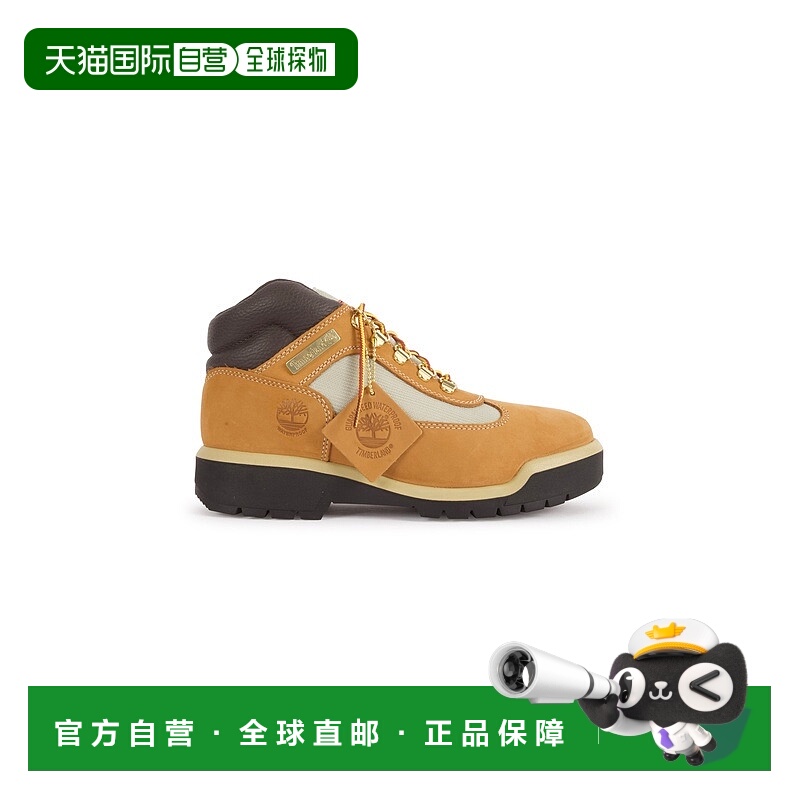 自营欧洲直邮Timberland Field Boots系列男士麦色麂皮系带户外靴