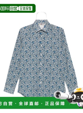 1h可退 香港直邮Paul Smith 保罗 史密斯 男士 Clear 蓝色衬衫 M1