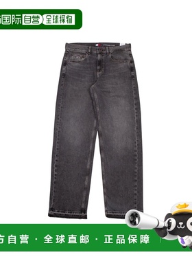 自营欧洲直邮Tommy Jeans Jaimie Rlxd Str男士黑灰色牛仔布牛仔