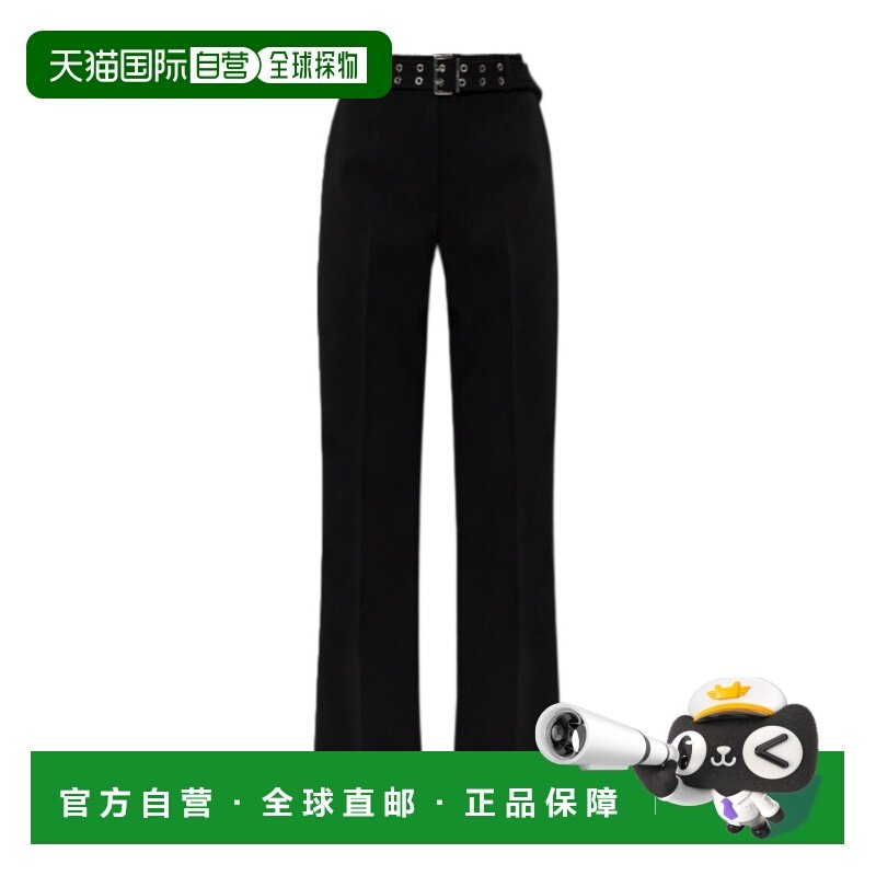 1h可退 香港直邮Ganni 腰带环休闲裤 A108005110706,女装/女士精品,休闲裤,淘宝优惠券,粉丝福利购,淘宝优惠卷