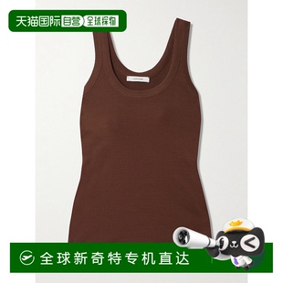 TO1199LJ1016 1h可退 香港直邮Lemaire 女士 罗纹棉质背心上衣