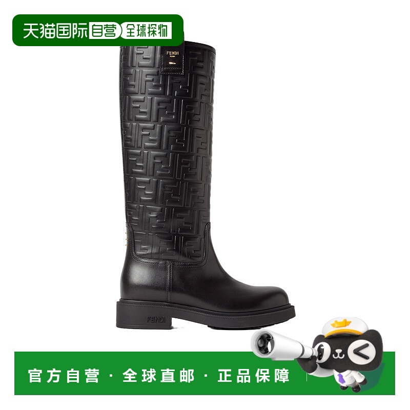 香港直邮FENDI 25FW Filo 圆头长筒靴 Women