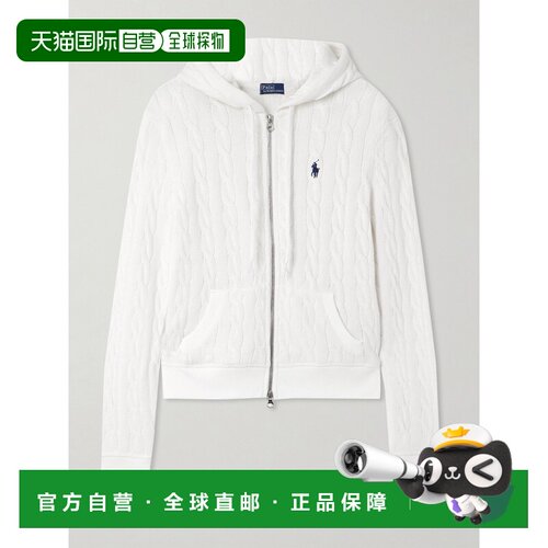 美国直邮Polo Ralph Lauren Polo 拉夫 劳伦 女士 连帽刺绣粗线针