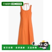 1h可退 V099051960 棉混纺中长连衣裙 香港直邮VINCE 女士