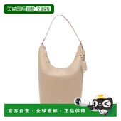 自营欧洲直邮Tumi途明 Voyageur女士燕麦色皮革拉链开合托特包