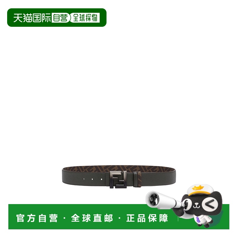 香港直邮Fendi FF腰带 7C0488AH8Y牛皮