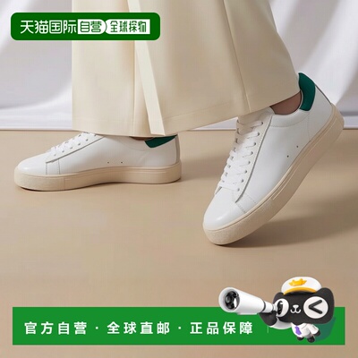 欧洲直邮Clae鞋子男低帮板鞋白色BRADLEY