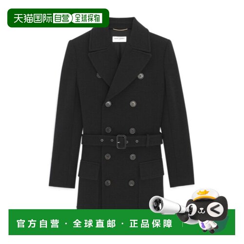1h可退 Saint Laurent 羊毛混纺大衣 774883Y288V