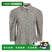 香港直邮Maje green绿色 女士 1h可退 Blouses 花朵衬衫 舒适时尚