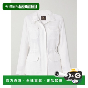 1h可退 香港直邮Loro Piana 诺悠翩雅 女士 Traveller 亚麻夹克 F