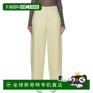 Light 香港直郵AURALEE 黃色 長(zhǎng)褲 女士 A24AP05LM