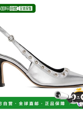 1h可退 香港直邮aeyde 女士 银色 Isotta 高跟鞋 A11PUISOSS75ST2