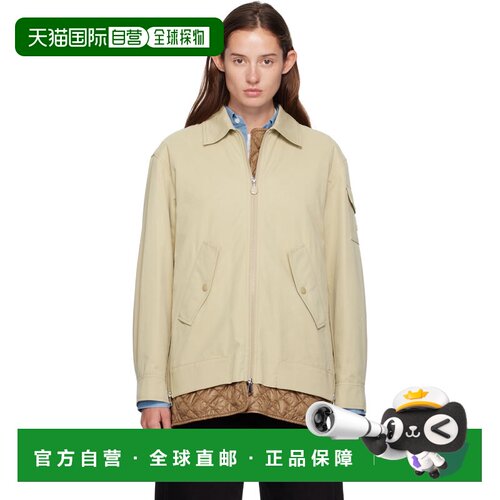1h可退 香港直邮Moncler 盟可睐 女士 卡其色 Felci 夹克 K20931A
